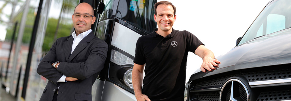 Mercedes-Benz domina mercado de passageiros Mercedes-Benz domina mercado de passageiros